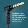 Casque X2 PRO Écouteurs de sport 1, 2 m Écouteurs circum-auriculaires filaires DSP Isolation du bruit 0, 75 mm Double broche avec microphone intégré Compatible avec Phone Pad PC Port 3, 5 mm