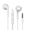 Casques de Sport intra-auriculaires basse filaire 3.5mm dans les téléphones auriculaires casque de contrôle des touches avec micro écouteurs de musique pour téléphone portable ordinateur PC