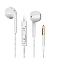 Casques de Sport intra-auriculaires basse filaire 3.5mm dans les téléphones auriculaires casque de contrôle des touches avec micro écouteurs de musique pour téléphone portable ordinateur PC