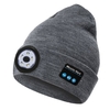 Casquette de musique sans fil BT LED Chapeau illuminé Hommes Femmes Chapeau tricoté à LED chaude avec 3 modes d