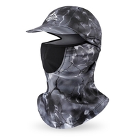 Casquette de soleil de pêche avec couverture de visage,  chapeau de sport de rabat de cou d