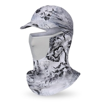 Casquette de soleil de pêche avec couverture de visage,  chapeau de sport de rabat de cou d