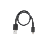 Câble adaptateur haute vitesse USB3.0 vers Type-C Câble de stockage pour disque dur mobile Câble de transmission pour ordinateur portable 30cm