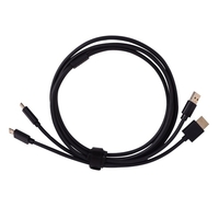 Câble BOSTO 2 en 1 pour moniteur de tablette graphique BOSTO 13HD / 16HD / 16HDK / 16HDT / BT-16HD / BT-16HDK / BT-16HDT