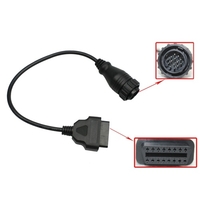 Câble de 14 broches à 16 broches OBDII mâle au câble OBD2 de diagnostic de voiture d