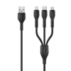 Câble de charge de type C Cordon de charge rapide 2A Cordon de chargeur de synchronisation de données USB-A vers USB-C compatible avec les appareils de type C 1M/3FT