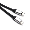 Câble de données de type c 3.1ctoc public à double ligne vidéo publique de la double tête 5A100W16 Core 10Gen2 4K