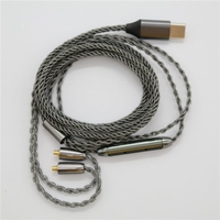 Câble de remplacement audio avec microphone Contrôle du volume à distance Compatible avec les écouteurs d