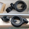 Câble flexible en acier de 150 cm de serrure en acier portable HIMO avec 2 clés antivol sûr et solide pour vélo
