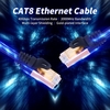 Câble réseau CAT8 Câble Ethernet 40Gbps 2000MHz avec blindage multicouche Interface plaquée or à noyau de cuivre pur 26AWG 1.5M