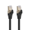 Câble réseau CAT8 Câble Ethernet 40Gbps 2000MHz avec blindage multicouche Interface plaquée or à noyau de cuivre pur 26AWG 15M