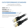 Câble réseau de réseau informatique pour ordinateur portable en cuivre pur de haute qualité 2000MHz 40Gbps de la stabilité de la transmission CAT8