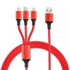Câble USB 3 EN 1 pour téléphone portable Câble d