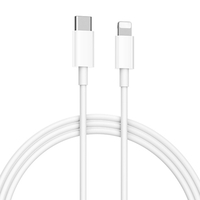 Câble Xiaomi Type-C vers iP Câble de charge/transmission de données 2-en-1 (1 m) Câble de synchronisation de données USB C avec certificat Compatible avec la série iP