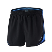 Ce sont 2 en Arsuxeo Hommes 1 Short de course rapide Marathon sec Formation Fitness Course à vélo sport Bermudas