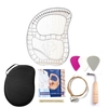 CEGA Lyre Harpe Cristal Transparent Lyre ABS avec Sac EVA/Clé de Réglage/Ensemble de Cordes Extra/Picks/Autocollant de Clé/Livre Manuel Instrument à Cordes Portable Cadeau pour Adultes Enfants
