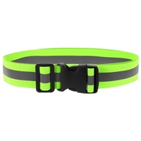 Ceinture de course réfléchissante élastique bande de ceinture de sécurité de nuit élastique haute visibilité pour Sport de plein air course cyclisme Jogging marche