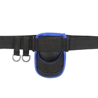 Ceinture de soutien de canne à pêche Canne à pêche réglable Ceinture de taille Oxford Porte-attirail de pêche Ceinture de taille rembourrée