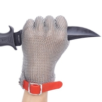 Ceinture en plastique en acier inoxydable maille Gant coupe résistant à la chaîne Mail Gant de protection anti-coupe pour cuisine Boucher sécurité de travail