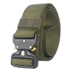 Ceinture en toile pour hommes,  réglable à dégagement rapide,  boucle en métal,  sangle tissée,  pantalon décontracté,  bretelles de jeans