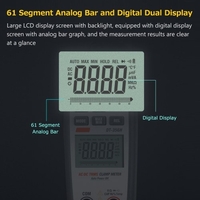 CEM DT-356H 1000A Pince multimètre 6000 points AC/DC TRMS Type de pince Multimètre Ampèremètre Tension AC DC Current Meter NCV Test Universal Meter Tester Current Clamp Tester -20 ~ 760℃ Résistance à la température Capacité Mesure de la diode de