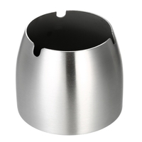Cendrier Coupe-Vent Cendrier De Table En Acier Inoxydable Cigare Cendrier Avec Support De Colonne Cendrier pour Patio Hôtel Bureau À Domicile