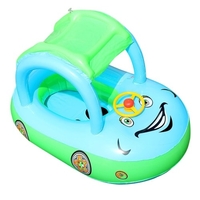 Cercle de natation de bébé de parasol de siège flottant gonflable