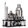 CG1215 16PCS 304 Ensemble Shaker à Cocktail En Acier Inoxydable Boisson Fabrication Outil Kit Cadeau D