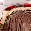 Chaine corde Prined modèle flanelle couverture lit feuille literie Accueil Textiles Queen Size 200 * 230CM