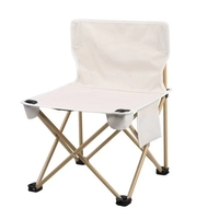 Chaise de camping pliante Chaise à dossier haut ultralégère pour la randonnée en plein air Camping Randonnée Pêche