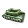 Chaise gonflable de flotteur de piscine de PVC avec des jets de l