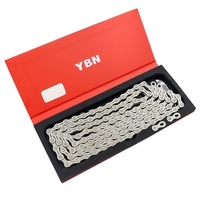 Chaîne de vélo 10 vitesses chaîne de vélo 116 liens en acier haute résistance vélo dérailleur chaîne remplacement léger pour Shimano Campagnolo et Sram