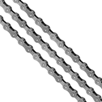 Chaîne de vélo 8 vitesses chaîne de vélo 1/2 x 3/32 pouces 116 liens en acier haute résistance chaîne de dérailleur de vélo