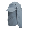 Chapeau de pare-soleil multifonctionnel unisexe Crème solaire à 360 ° Couvre-visage amovible Rabat de cou Casquette de soleil hydrofuge respirante pour la pêche Escalade