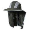 Chapeau de soleil à large bord avec rabat de cou Hommes Femmes Protection UV Chapeau de soleil pour Camping Randonnée Pêche