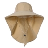 Chapeau de soleil à large bord pour femmes avec rabat de cou pour les voyages,  le camping,  la randonnée,  la navigation de plaisance,  la pêche