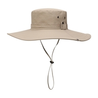 Chapeau de soleil à large bord Protection UV Chapeau de seau pliable pour la pêche Randonnée Camping 12CM Brim