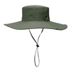 Chapeau de soleil à large bord Protection UV Chapeau de seau pliable pour la pêche Randonnée Camping 12CM Brim