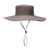Chapeau de soleil à large bord Protection UV Chapeau de seau pliable pour la pêche Randonnée Camping 12CM Brim