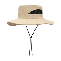 Chapeau de soleil pliable à large bord avec protection UV pour la pêche,  la randonnée,  le camping