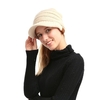 Chapeau femme épaisse tricoté doux chaud hiver femme