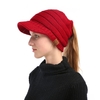 Chapeau femme épaisse tricoté doux chaud hiver femme
