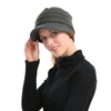 Chapeau femme épaisse tricoté doux chaud hiver femme