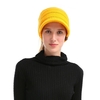 Chapeau femme épaisse tricoté doux chaud hiver femme