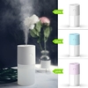 Charge de bureau USB Mini humidificateur de brume fraîche 300ml Pulvérisateur à air Arrêt automatique Modes intermittents continus Couleur changeante LEDs Veilleuse Veilleuse pour bureau de voiture de chambre à coucher