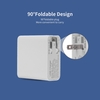 Charge rapide 4 Ports USB Téléphone Ordinateur iPad Chargeur Type-C Port Universel Double Trous QC3.0 Chargeur USB EU Plug