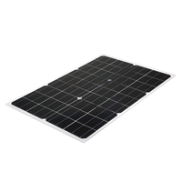 Chargeur de batterie de dispositif de panneau solaire semi flexible de 60W 12V (pour des dispositifs de 60W)