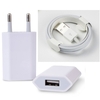 Chargeur de téléphone portable 5v1a 4ème génération Charge directe USB Certification CE Chargeur de voyage pour téléphone portable 4ème génération avec câble de données 1MUSB-8p 1A blanc Norme européenne CE + 1m câble USB (8p)