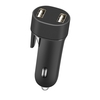 Chargeur de voiture double USB 3-en-1 outil d