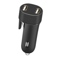 Chargeur de voiture double USB 3-en-1 outil d